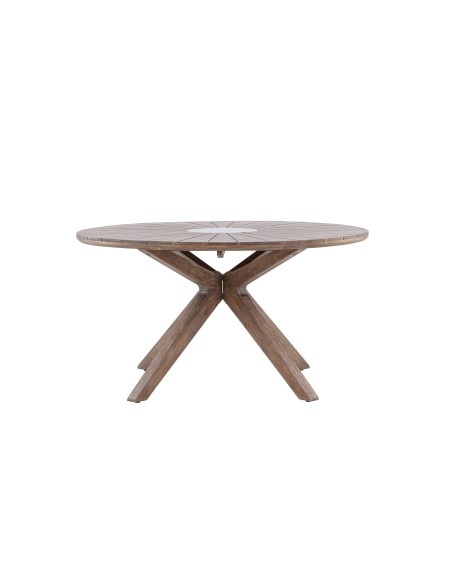 Runt matbord Rosario, Ø140 cm, Brun