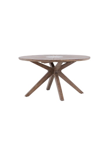 Runt matbord Rosario, Ø140 cm, Brun