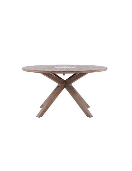 Runt matbord Rosario, Ø140 cm, Brun