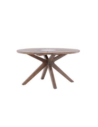 Runt matbord Rosario, Ø140 cm, Brun
