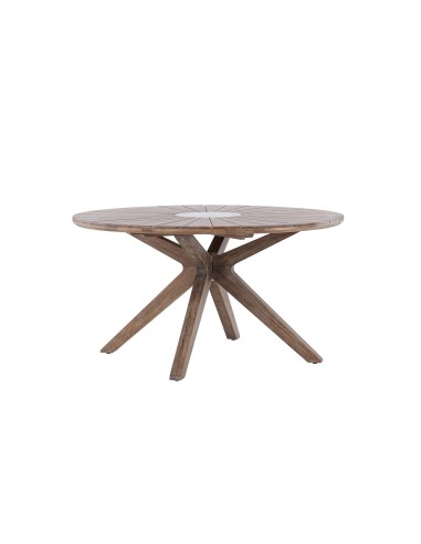 Runt matbord Rosario, Ø140 cm, Brun