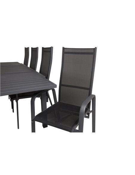 Matgrupp Marbella med Copacabana matstolar, 240 × 100 cm