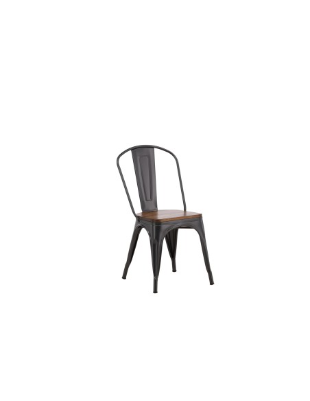 Matstol Tempe, Valnöt/Mörkgrå