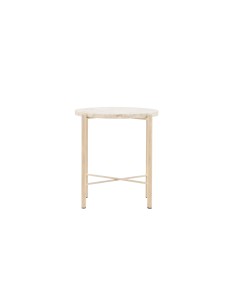 Runt soffbord Sandhamn, Ø40 cm, Beige