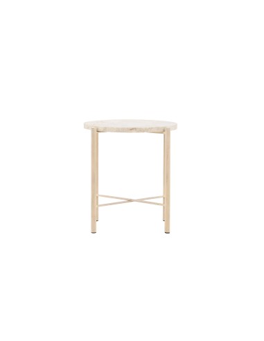 Runt soffbord Sandhamn, Ø40 cm, Beige