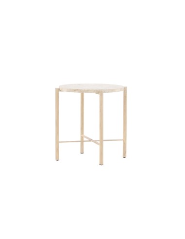 Runt soffbord Sandhamn, Ø40 cm, Beige