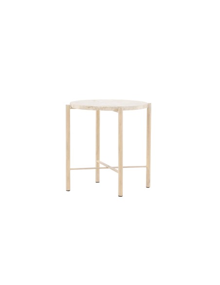Runt soffbord Sandhamn, Ø40 cm, Beige