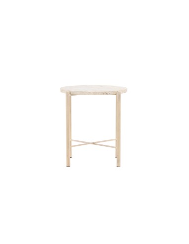Runt soffbord Sandhamn, Ø40 cm, Beige