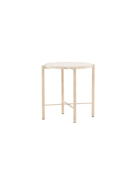 Runt soffbord Sandhamn, Ø40 cm, Beige