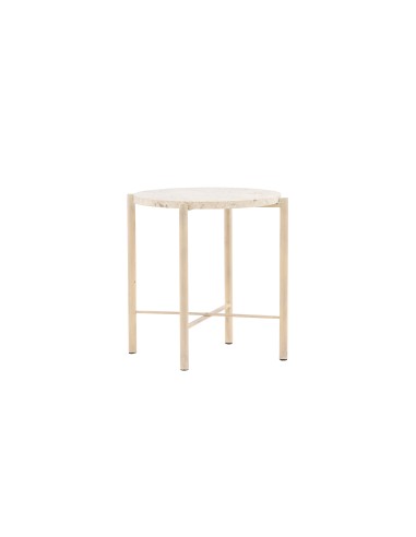 Runt soffbord Sandhamn, Ø40 cm, Beige
