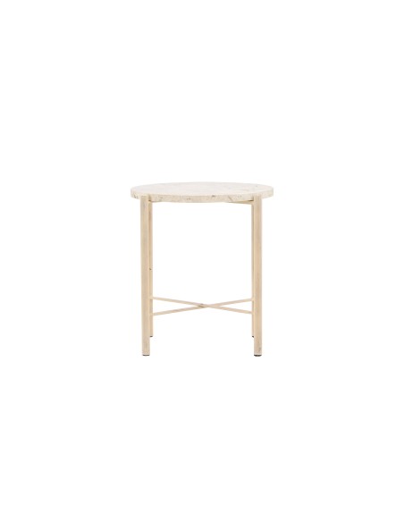 Runt soffbord Sandhamn, Ø40 cm, Beige
