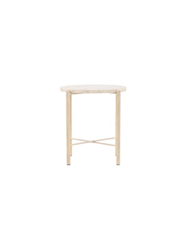 Runt soffbord Sandhamn, Ø40 cm, Beige