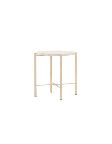 Runt soffbord Sandhamn, Ø40 cm, Beige