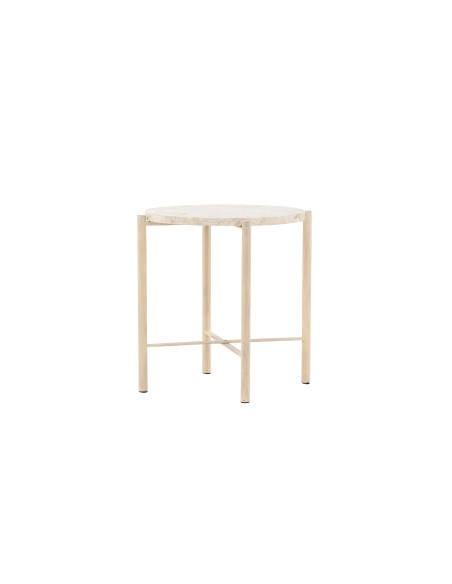 Runt soffbord Sandhamn, Ø40 cm, Beige