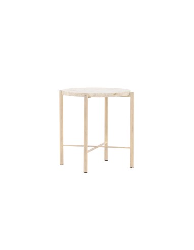Runt soffbord Sandhamn, Ø40 cm, Beige