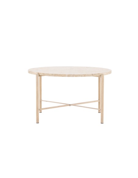 Runt soffbord Sandhamn, Ø70 cm, Beige