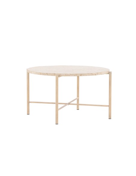Runt soffbord Sandhamn, Ø70 cm, Beige
