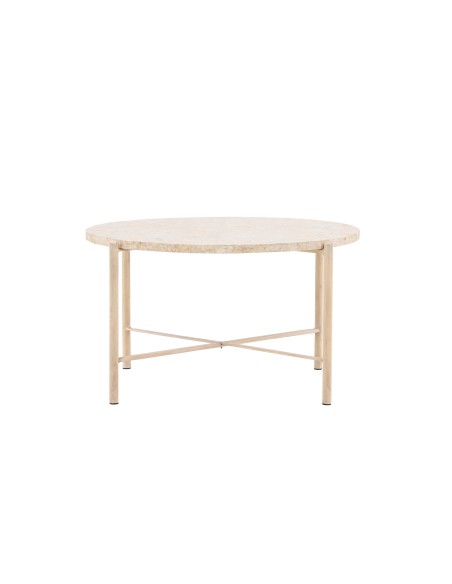 Runt soffbord Sandhamn, Ø70 cm, Beige