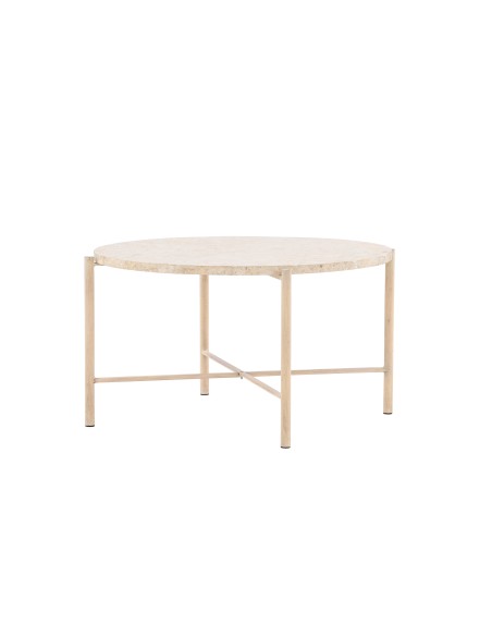 Runt soffbord Sandhamn, Ø70 cm, Beige