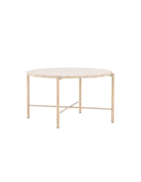 Runt soffbord Sandhamn, Ø70 cm, Beige