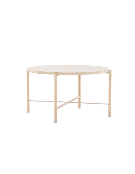 Runt soffbord Sandhamn, Ø70 cm, Beige