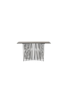 Sidobord Stone Bord, 130 × 37 cm, Svart