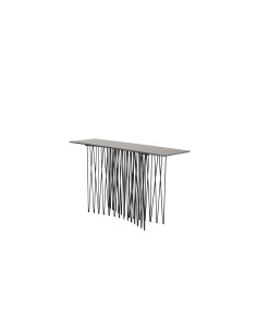 Sidobord Stone Bord, 130 × 37 cm, Svart 2