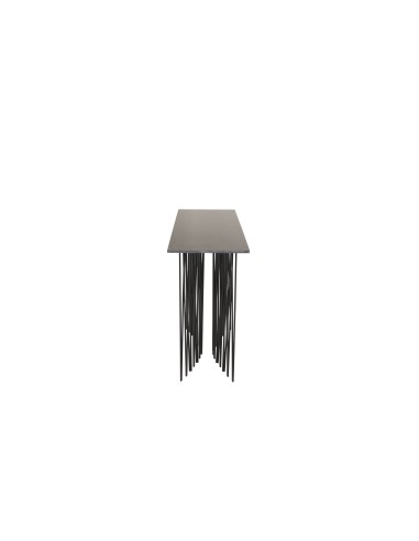 Sidobord Stone Bord, 130 × 37 cm, Svart
