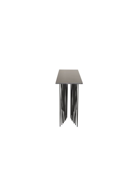 Sidobord Stone Bord, 130 × 37 cm, Svart