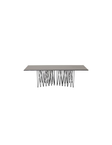 Soffbord Stone, 140 × 60 cm, Svart