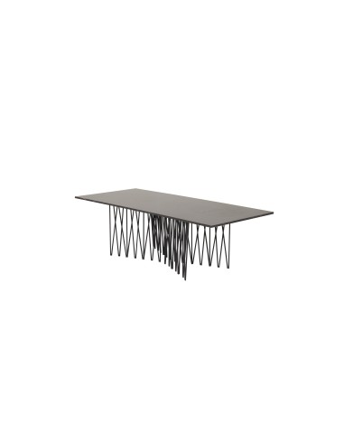 Soffbord Stone, 140 × 60 cm, Svart