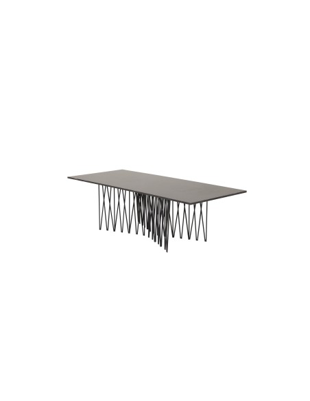 Soffbord Stone, 140 × 60 cm, Svart