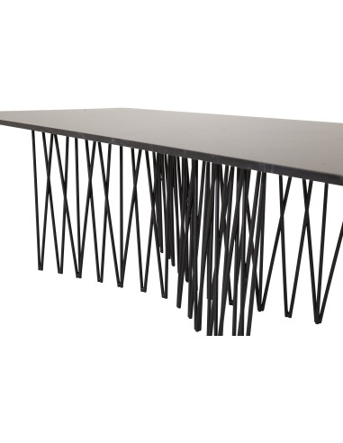 Soffbord Stone, 140 × 60 cm, Svart