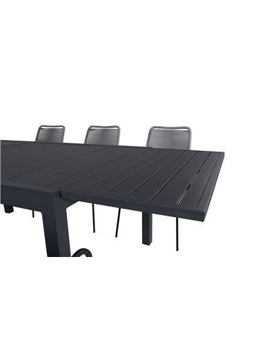 Matgrupp Marbella med Lindos matstolar, 240 × 100 cm