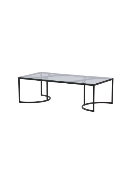Soffbord Skanör, 140 × 70 cm, Svart