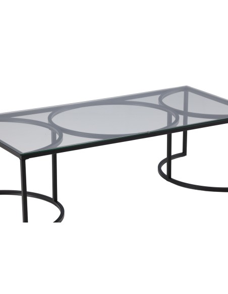 Soffbord Skanör, 140 × 70 cm, Svart