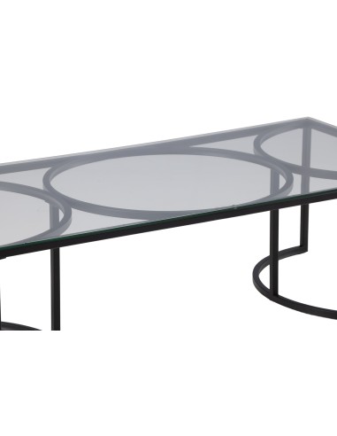 Soffbord Skanör, 140 × 70 cm, Svart
