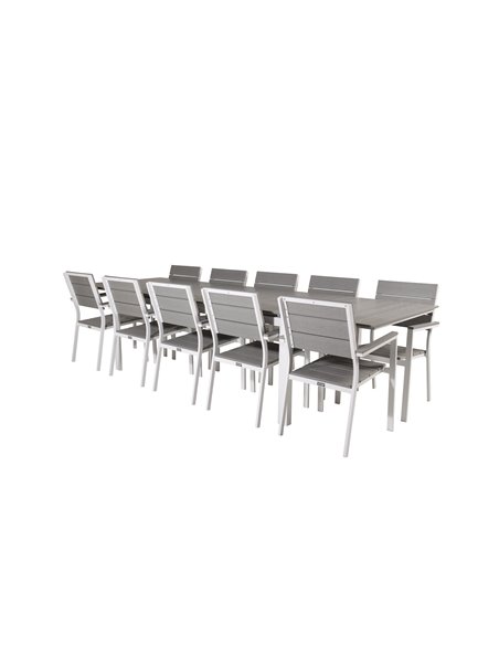 Matgrupp Levels med Levels matstolar, 229 × 100 cm