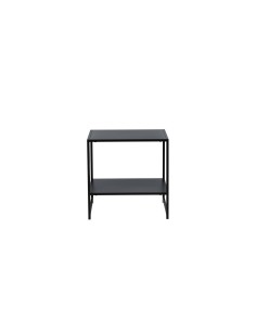 Sidobord Staal Bord, 50 × 50 cm, Svart