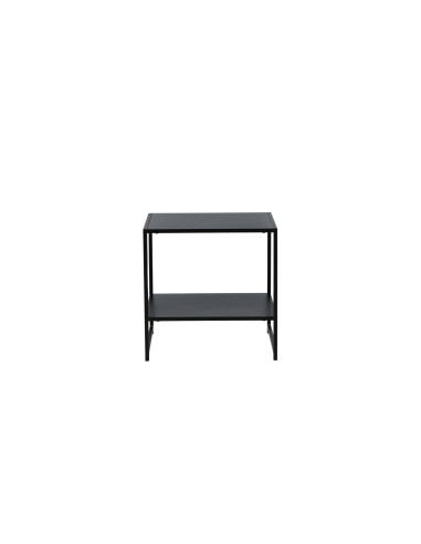 Sidobord Staal Bord, 50 × 50 cm, Svart