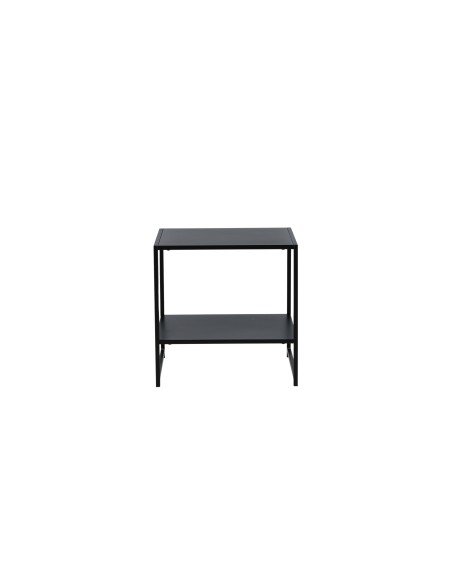 Sidobord Staal Bord, 50 × 50 cm, Svart