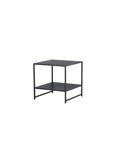 Sidobord Staal Bord, 50 × 50 cm, Svart 2