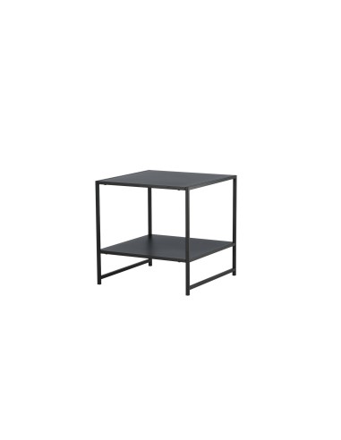 Sidobord Staal Bord, 50 × 50 cm, Svart