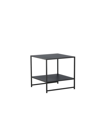 Sidobord Staal Bord, 50 × 50 cm, Svart