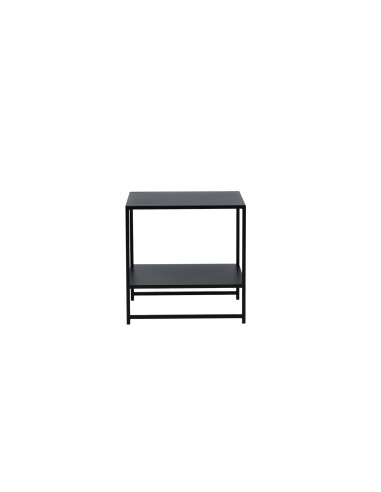 Sidobord Staal Bord, 50 × 50 cm, Svart