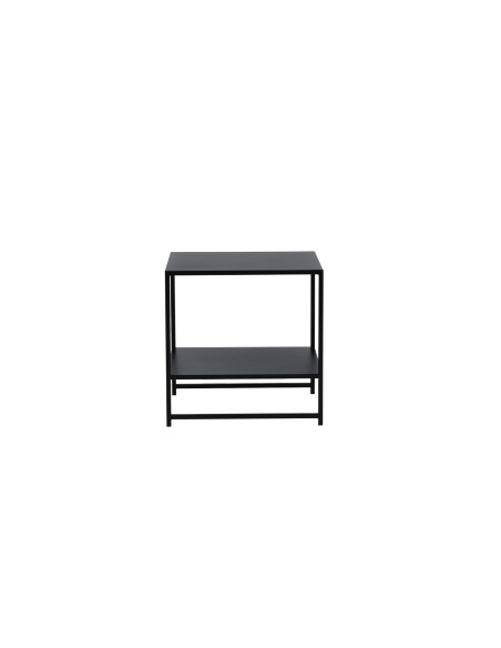 Sidobord Staal Bord, 50 × 50 cm, Svart