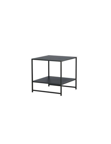 Sidobord Staal Bord, 50 × 50 cm, Svart