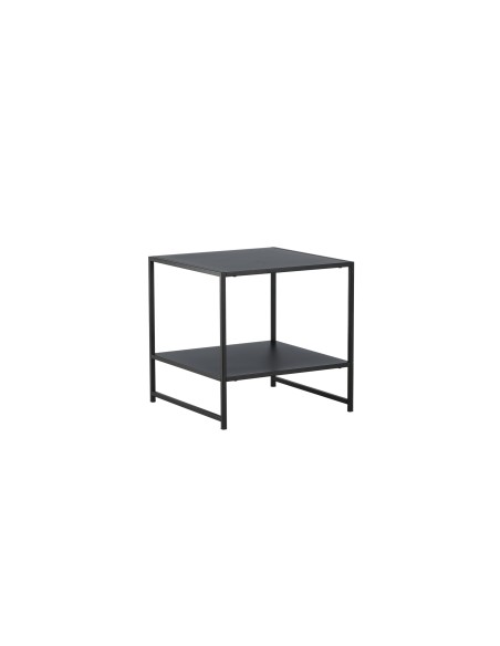 Sidobord Staal Bord, 50 × 50 cm, Svart