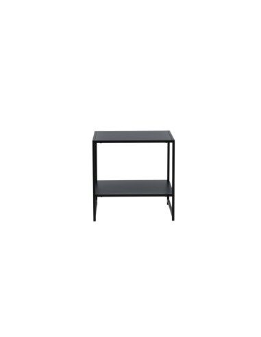 Sidobord Staal Bord, 50 × 50 cm, Svart
