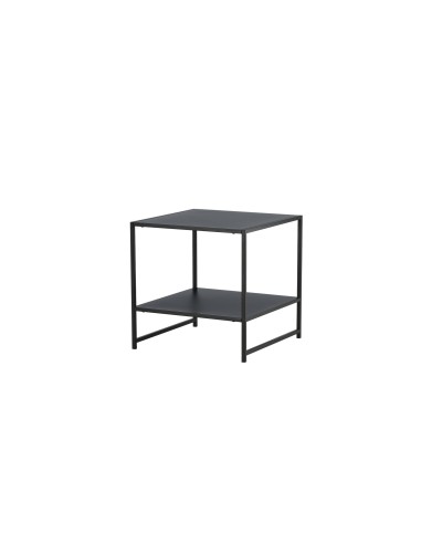 Sidobord Staal Bord, 50 × 50 cm, Svart